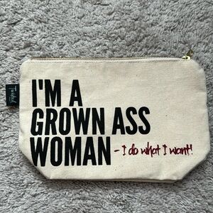 Twisted wares makeup bag